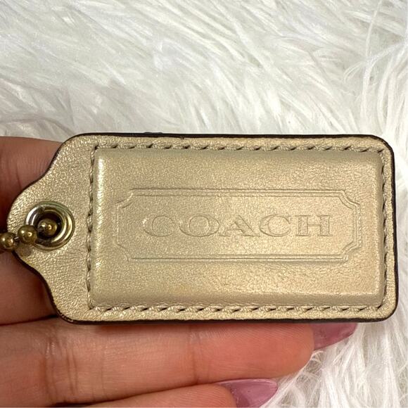 2" COACH Fob Bag Charm Hang tag Hangtag - Picture 1 of 2